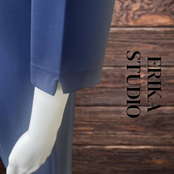Erika Studio | Vintage Maxi Shift Dress | Blue | L | EUC - Picture 5 of 8